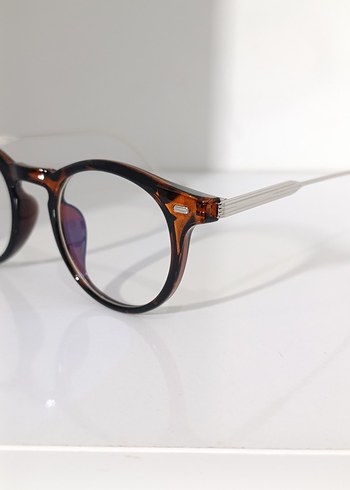 leopar çerçeve şeffaf cam Kadın Gözlüğü - Görsel 4