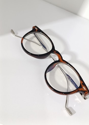 leopar çerçeve şeffaf cam Kadın Gözlüğü - Görsel 2