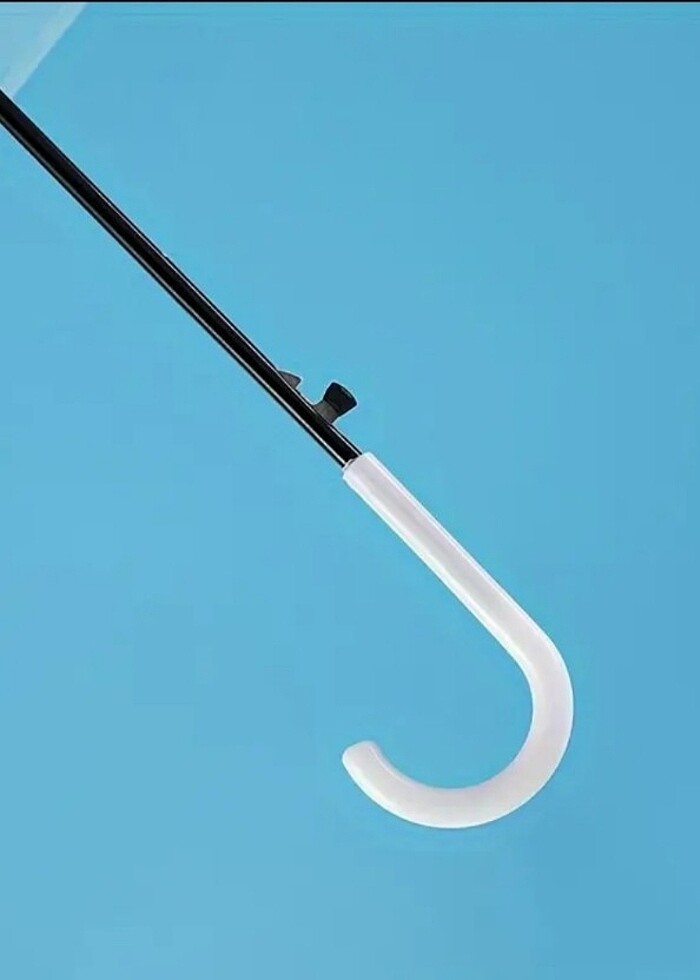 Şeffaf pratik şemsiye - Görsel 4