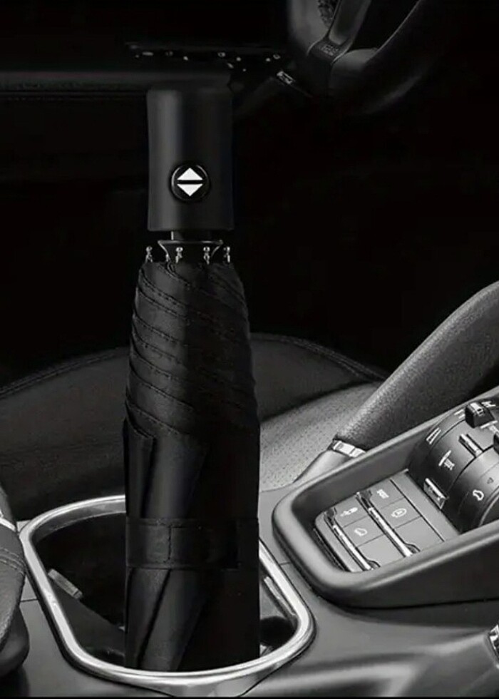 Siyah şemsiye tam otomatik - Görsel 2