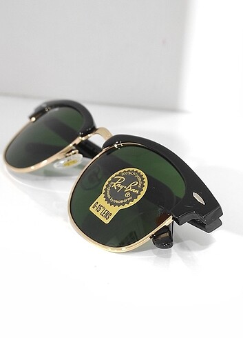 Ray Ban Clubmaster güneş gözlüğü yeşil cam 