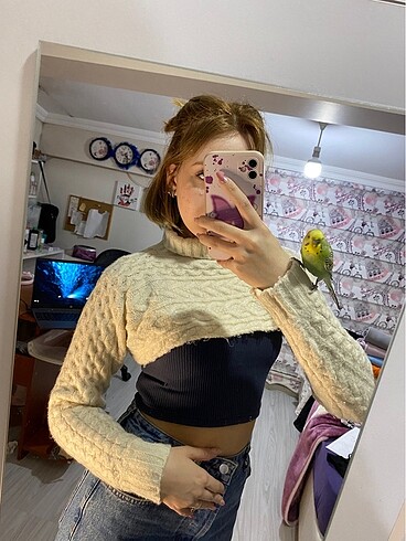 Zara Zara boğazlı Bolero