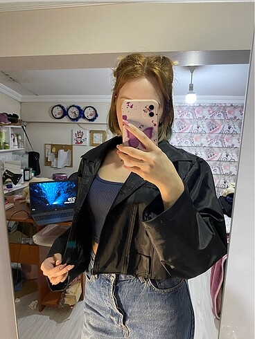 m Beden crop blazer