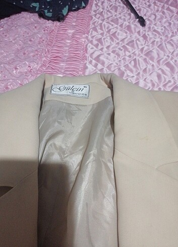 46 Beden ten rengi Renk Kullanılmamış şık blazer ceket