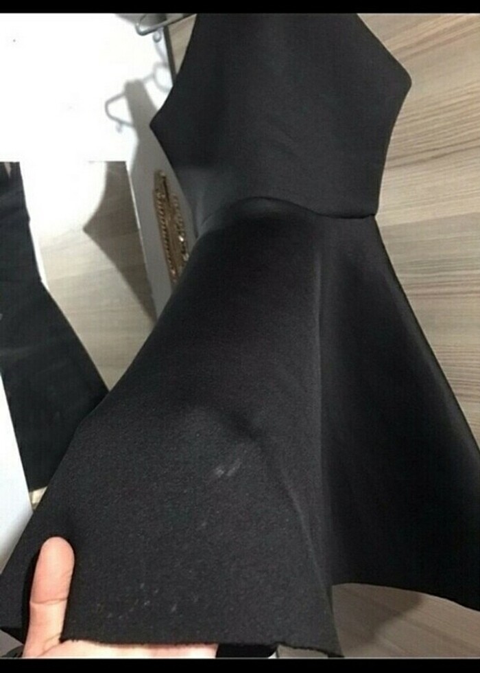 Siyah çan elbise - Görsel 5