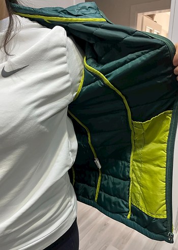 Yeşil Fermuarlı Kadın Ceket - Görsel 4