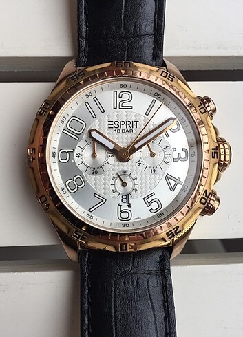 ESPRİT ES1011011003 GOLD CHRONOGRAPH TERTEMİZ