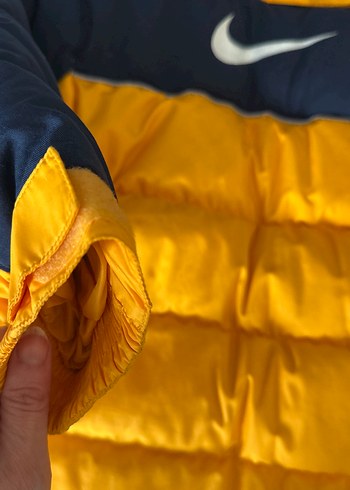 Sarı Düğmeli Erkek Mont Nike orijinal - Görsel 8