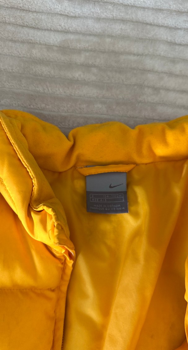 Sarı Düğmeli Erkek Mont Nike orijinal - Görsel 3