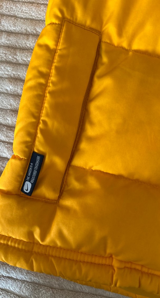 Sarı Düğmeli Erkek Mont Nike orijinal - Görsel 5