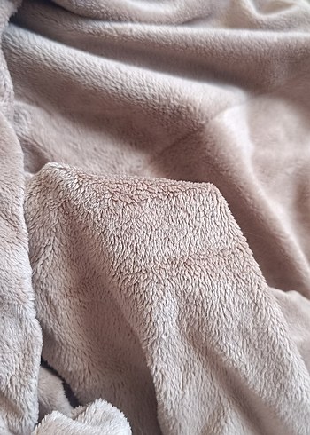 Süet Detaylı Beyaz Angora Kumaş Koltuk Kılıfı - Görsel 6