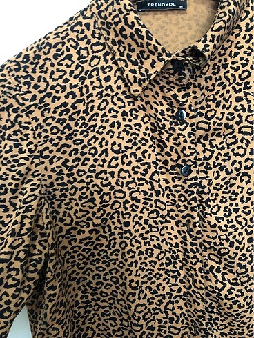 s Beden 36 leopar gömlek