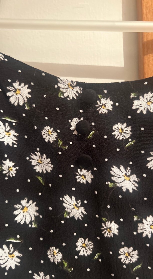 Çiçekli Mini Elbise - Görsel 2