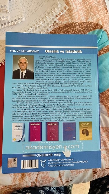  Olasılık ve istatistik fikri akdeniz