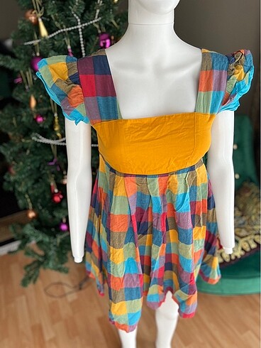 m Beden Retro elbise bohem