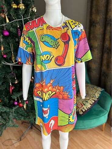 Retro bohem elbise