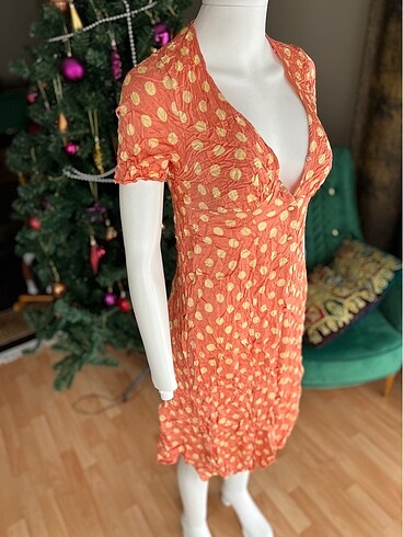 m Beden #zara retro elbise