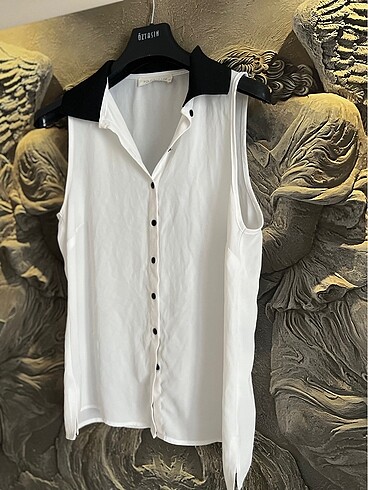 l Beden beyaz Renk #polo harabe #gömlek