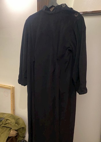 Zonnat kadife siyah elbise - Görsel 6