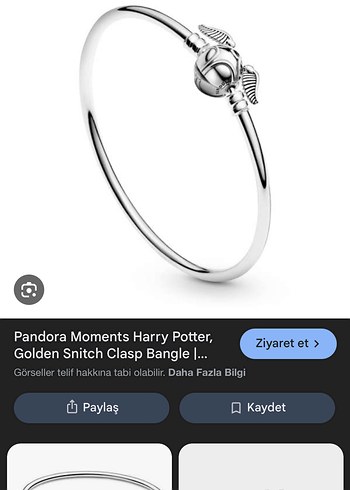 Pandora Harry Potter Altın Snitch Bileklik arıyorum