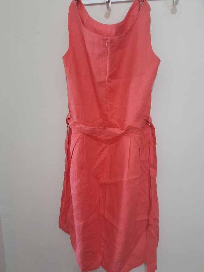 yazlık keten elbise - Görsel 3