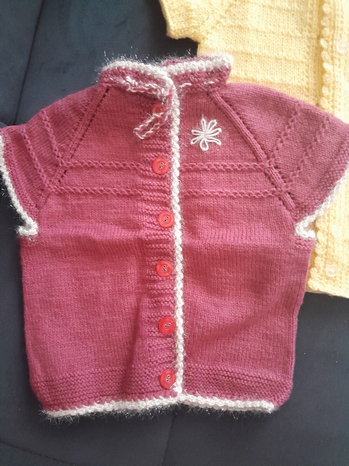 3 lu el örgüsü yelek - Görsel 3