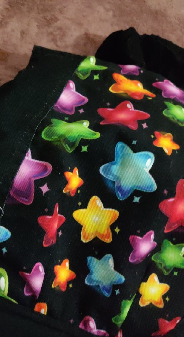 Renkli Yıldız Desenli Bebek şapkalı Kanguru - Görsel 2