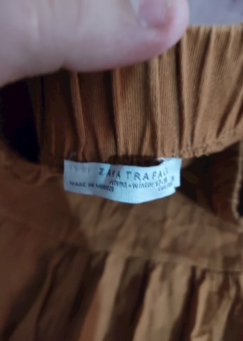 Bej Uzun Hamile Keten Etek - Görsel 2