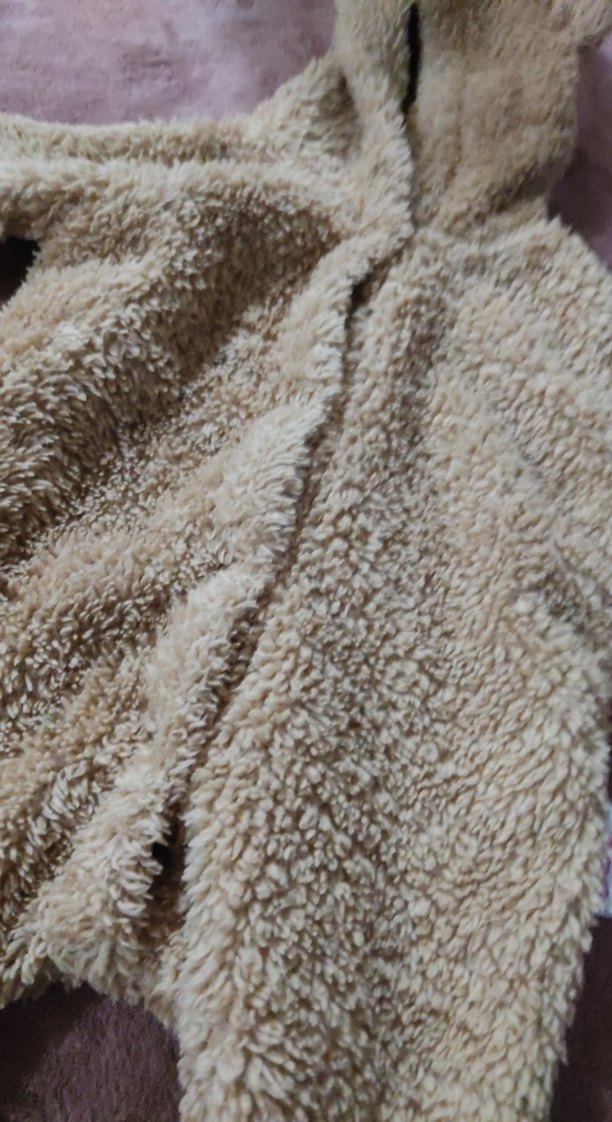 Kahverengi Bebek Tulum, Kürklü ve Kapüşonlu - Görsel 2