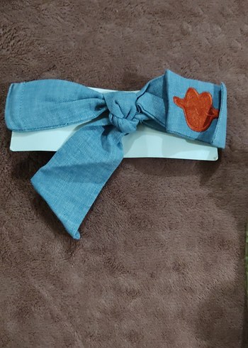 Çocuklar için renkli kurdeleli saç bantları - Görsel 3