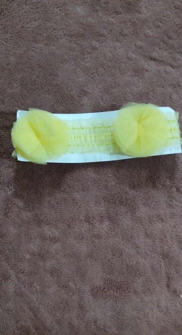 Çocuklar için renkli kurdeleli saç bantları - Görsel 4