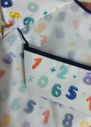 Renkli Baskılı Bebek Önlüğü ebebek - Görsel 2