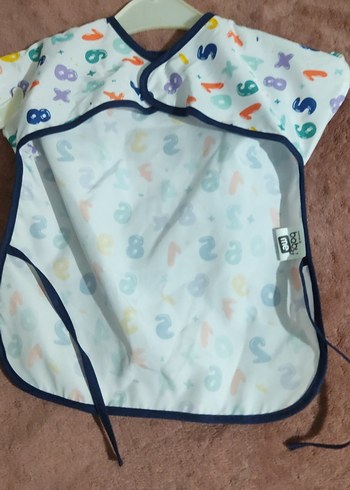 Renkli Baskılı Bebek Önlüğü ebebek - Görsel 3