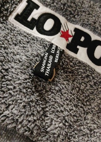 Gri Erkek Çocuk Polar Sweatshirt Velcro - Görsel 2