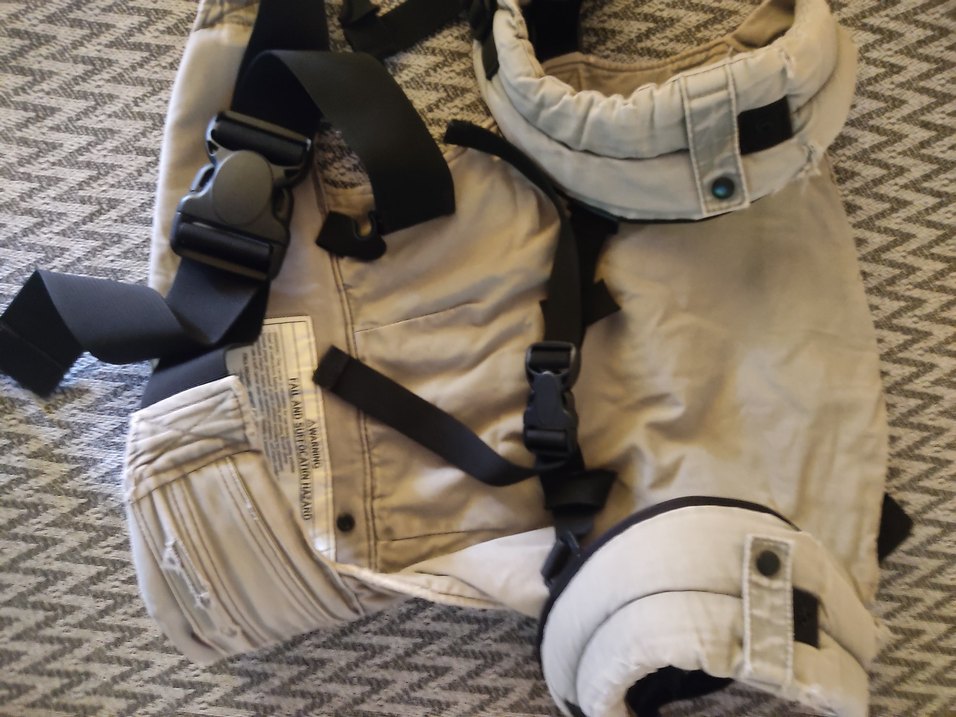 Gri Bebek Kanguru Taşıyıcı - Görsel 4