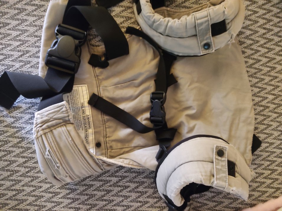 Gri Bebek Kanguru Taşıyıcı - Görsel 5