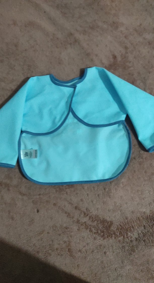 Uzun Kollu Renkli Baskılı Bebek Önlüğü ebebek - Görsel 3