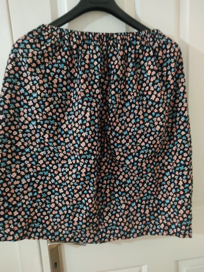 Düğmeli Mini Hamile Etek - Görsel 2