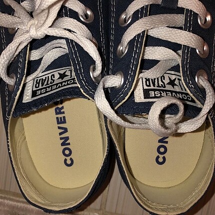39 Beden Lacivert Converse ayakkabı