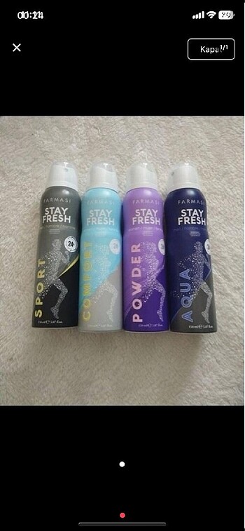 Farmasi bay bayan deoderant