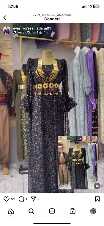 Yöresel kaftan