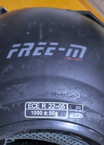 Siyah Kemerli Biker Motosiklet Kaskı - Görsel 5