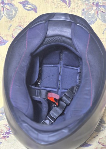 Gri Metal Kaplamalı Motosiklet Kaskı ayna vizöt - Görsel 5