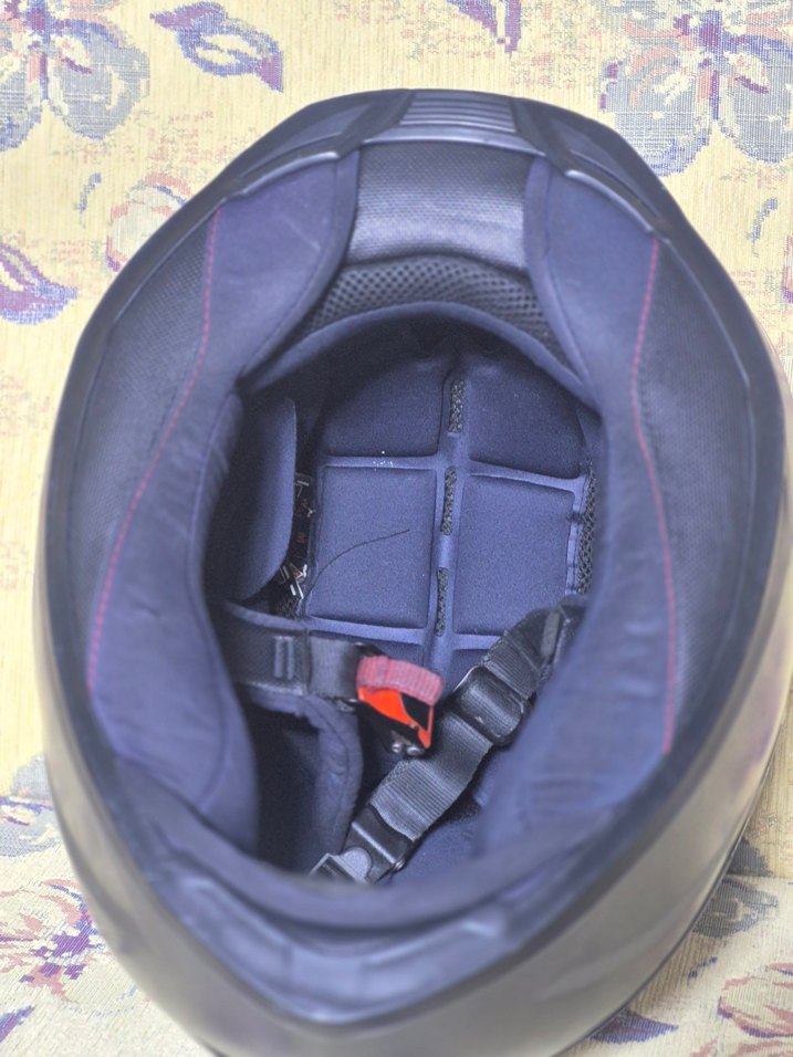 Gri Metal Kaplamalı Motosiklet Kaskı ayna vizöt - Görsel 5