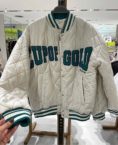 BERSHKA OVERSİZE BEYZBOL CEKET