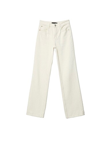 D92 Straight Fit Geniş Paşa Jean Stradivarius