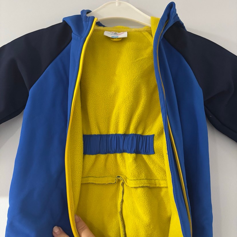 Koyu Mavi Erkek Bebek Polar Tulum - Görsel 3