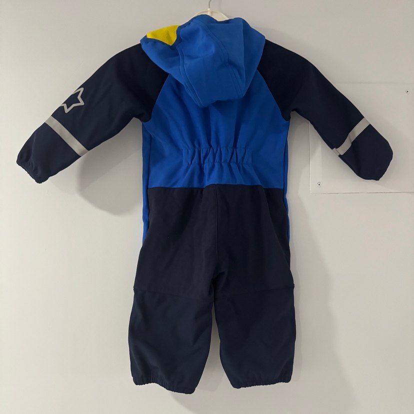 Koyu Mavi Erkek Bebek Polar Tulum - Görsel 2