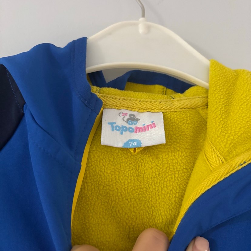 Koyu Mavi Erkek Bebek Polar Tulum - Görsel 4