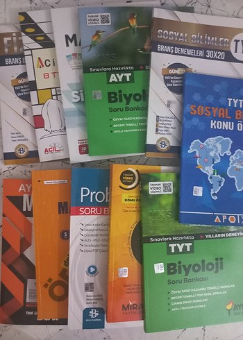 sıfır yks tyt ayt test kitabı